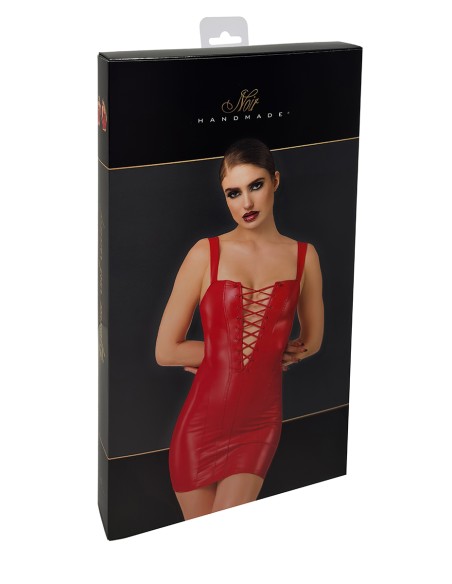 Mini robe Bombshell F367 - Noir Handmade